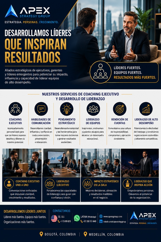 Coaching Ejecutivo y Desarrollo de Liderazgo en Colombia